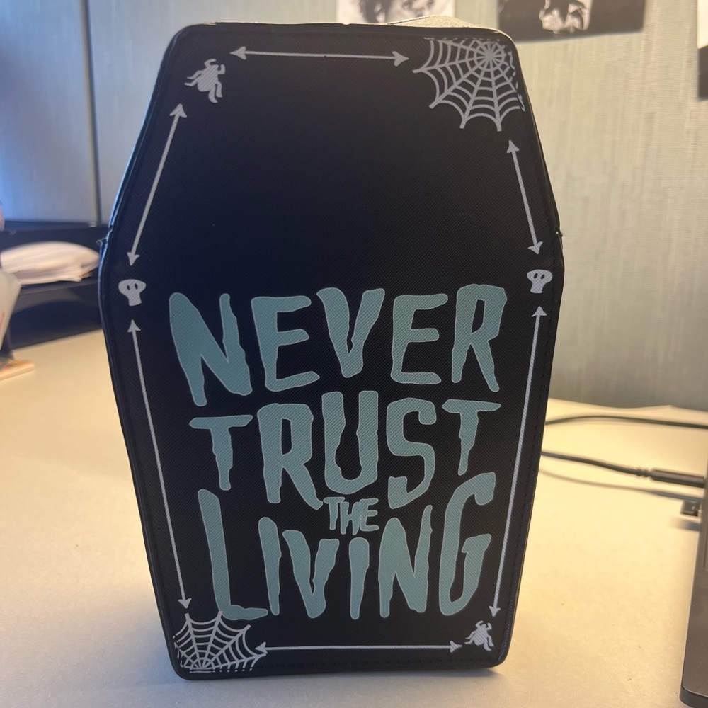 NWOT - 🦇 Coffin Crossbody Bag | “Never Trust The Living” 🕷